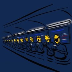 emotions in a subway car N2