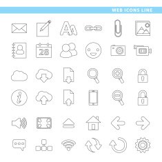 Web icons line N2