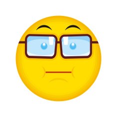 Single Emoticon (Nerdy)