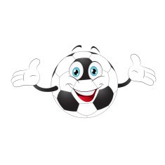 Cartoon Soccer Ball N11