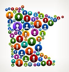 Minnesota People Faces Community and Communication Pattern