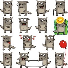 Funny wolves (2)