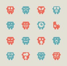 Emoticons Set 6 - Color Series