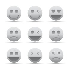 gentleman emoticon set