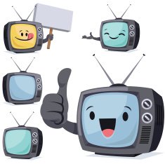 Television Cartoon Set C