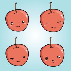 Cute apples