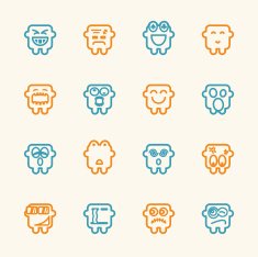 Emoticons Set 10 - Color Series