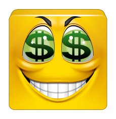 Square emoticon greedy
