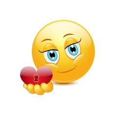 Emoticon giving heart N2 free image download