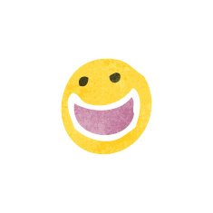 retro cartoon emoticon face N5