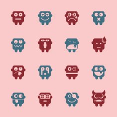 Emoticons Set 1 - Color Series