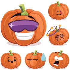 Pumpkin Cartoon Set A N2