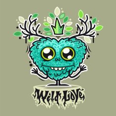 Cute Wild Love Monster N2