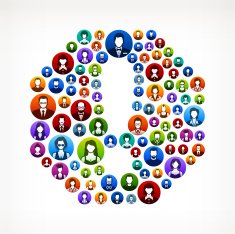 Attention Sign People Faces Community and Communication Pattern