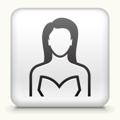 White Square Button with N3