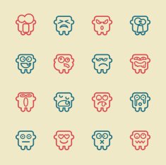 Emoticons Set 9 - Color Series