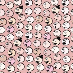 faces with different expressions