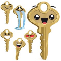 Key Cartoon Set B