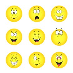set of smileys N13