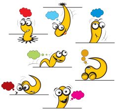 Crazy smiley icons