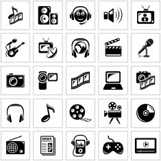 Multimedia icons N2