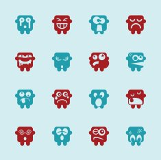 Emoticons Set 8 - Color Series