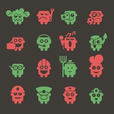 Emoticons Set - Color Series N2