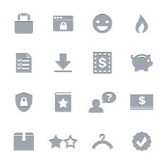 Shopping Icons N16