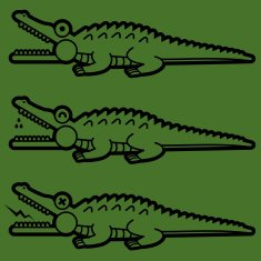 Crocodilian Open Mouth