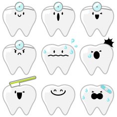 Icon ( Emoticons ) - Tooth Character