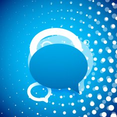 Vector paper speech bubble