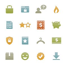 Shopping Icons N17