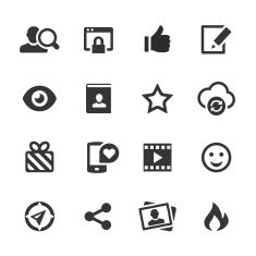 Social Media Icons N70