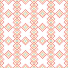 Geometric abstract rhombs seamless pattern on white