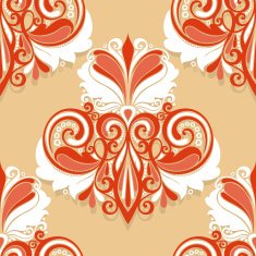 Vector Seamless Damask Pattern