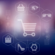 fashion infographic with unfocused background N2