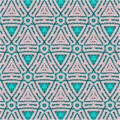 Romantic pink symmetrical pattern