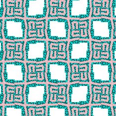 Romantic pink symmetrical pattern N3
