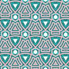 Romantic pink symmetrical pattern N4
