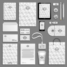 Corporate identity template set N17