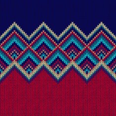 Seamless Pattern Knit Woolen Trendy Ornament Texture Fabric Co