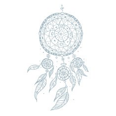 Dream Catcher Decorative Vector illustration