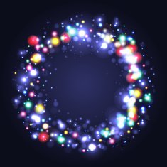 Abstract background round frame design