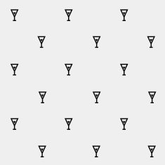 Geometric simple monochrome minimalistic vector holiday pattern cocktails N3
