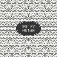 Hipster fashion geometric seamless pattern with diamond Wrapping paper