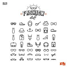 Hipster style infographics elements and icons