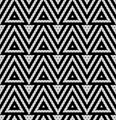 Tribal monochrome lace