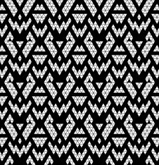 Tribal monochrome lace N5