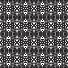 Lace black seamless mesh pattern