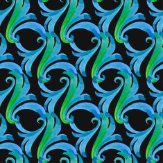 Hand drawn seamless watercolor brush pattern fashionable sophist N11
